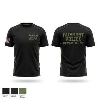 Short Sleeve Performance Shirt, Fairmont Police Department, Police, Teamtime, Team time, sublimation, custom sports apparel, team uniforms, spirit wear, spiritwear, sports uniforms, custom shirts, team store, custom team store, fundraiser sports, apparel fundraiser