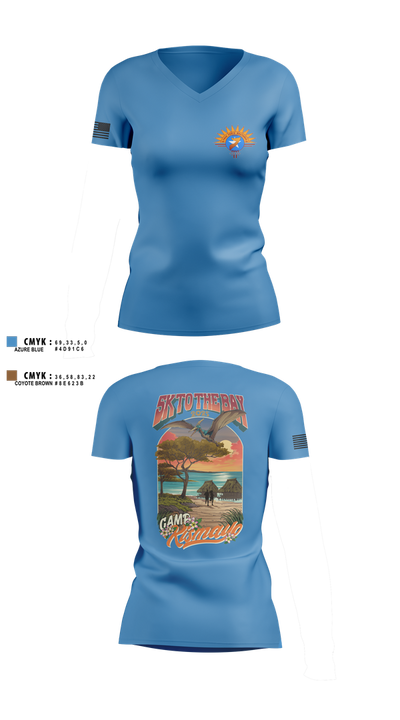 Task Force Bastards 71335130 Women's Short Sleeve V-neck Shirt - 1