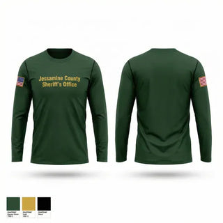 Long Sleeve Performance Shirt, Jessamine County Sheriff’s Office, Police, Teamtime, Team time, sublimation, custom sports apparel, team uniforms, spirit wear, spiritwear, sports uniforms, custom shirts, team store, custom team store, fundraiser sports, apparel fundraiser