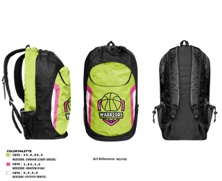 Gear Bag, Warriors, Men's Basketball, Teamtime, Team time, sublimation, custom sports apparel, team uniforms, spirit wear, spiritwear, sports uniforms, custom shirts, team store, custom team store, fundraiser sports, apparel fundraiser