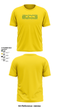 New Milford Bulls Football And Cheerleading 19489077 Short Sleeve Performance Shirt - 19
