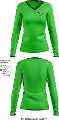 BUGG OUT MODEBUGG OUT MODE 14024317 Women's Long Sleeve V-neck Shirt - 1
