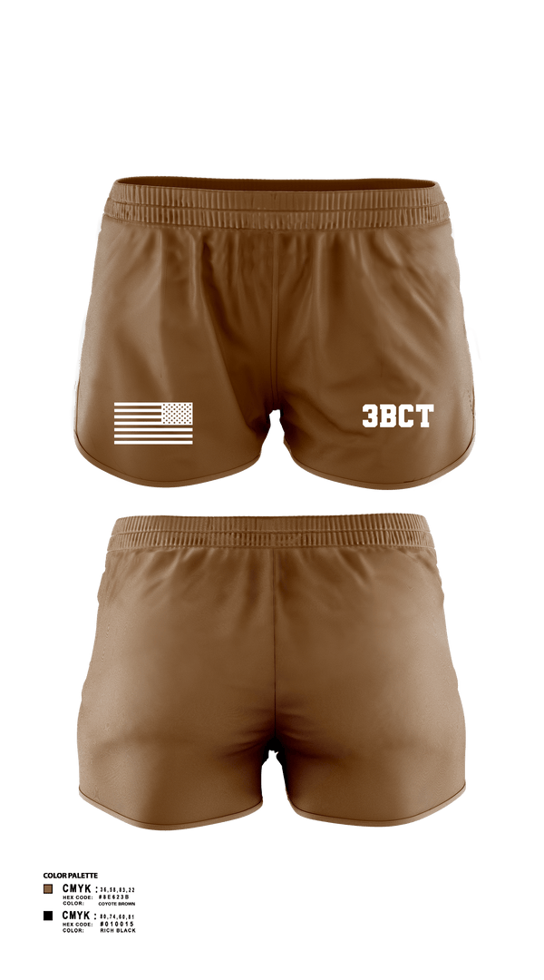Women's Shorts, S2 HHC 3BCT, Army, Teamtime, Team time, sublimation, custom sports apparel, team uniforms, spirit wear, spiritwear, sports uniforms, custom shirts, team store, custom team store, fundraiser sports, apparel fundraiser