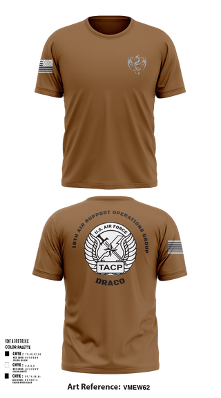 Short Sleeve Performance Shirt, 18th Air Support Operations Group, Air Force, Teamtime, Team time, sublimation, custom sports apparel, team uniforms, spirit wear, spiritwear, sports uniforms, custom shirts, team store, custom team store, fundraiser sports, apparel fundraiser