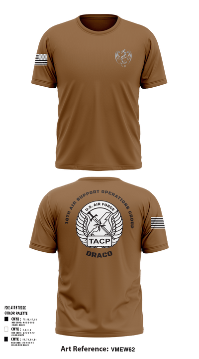 18th Air Support Operations Group 80875786 Short Sleeve Performance Shirt - 1
