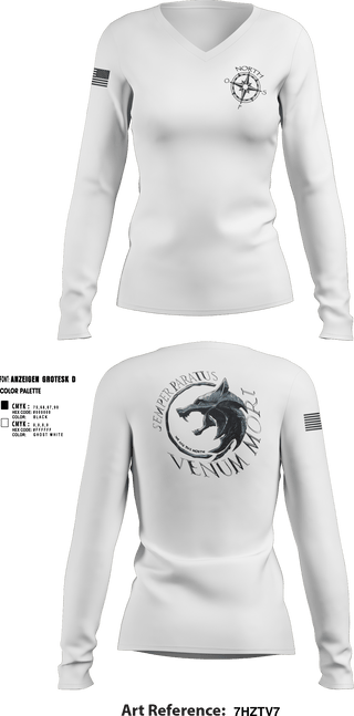 Women's Long Sleeve Vneck Shirt, NIRT, Police, Teamtime, Team time, sublimation, custom sports apparel, team uniforms, spirit wear, spiritwear, sports uniforms, custom shirts, team store, custom team store, fundraiser sports, apparel fundraiser
