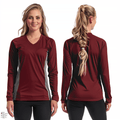 Riverside 3694750 Women's Long Sleeve V-neck Shirt - 3