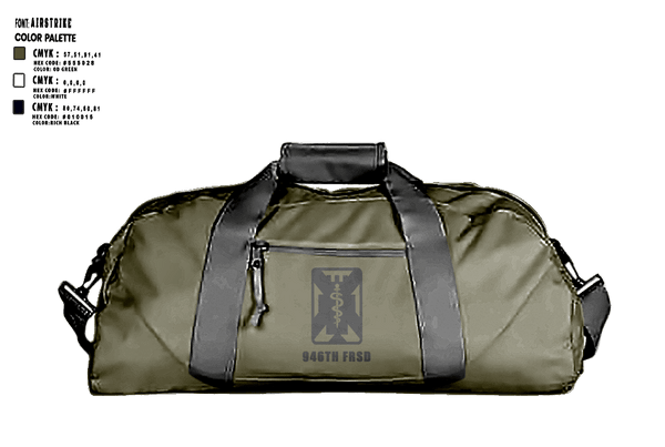 Duffle Bag, 946th FRSD, Army, Teamtime, Team time, sublimation, custom sports apparel, team uniforms, spirit wear, spiritwear, sports uniforms, custom shirts, team store, custom team store, fundraiser sports, apparel fundraiser