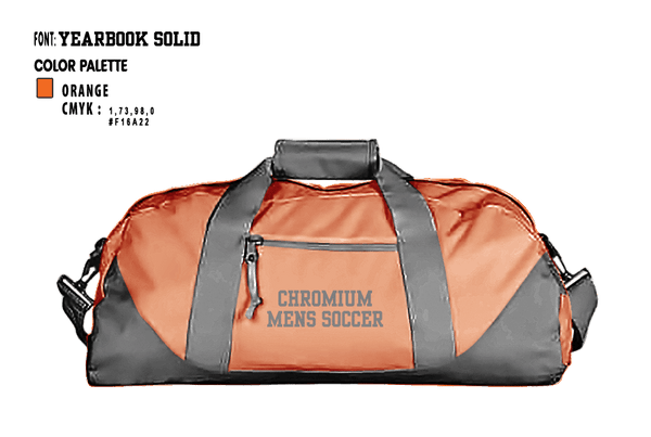 Duffle Bag, Chromium, Men's Soccer, Teamtime, Team time, sublimation, custom sports apparel, team uniforms, spirit wear, spiritwear, sports uniforms, custom shirts, team store, custom team store, fundraiser sports, apparel fundraiser