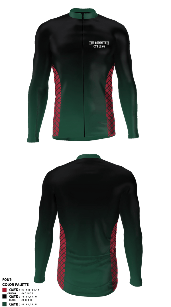 Cycling Jersey, The Committee, Cycling, Teamtime, Team time, sublimation, custom sports apparel, team uniforms, spirit wear, spiritwear, sports uniforms, custom shirts, team store, custom team store, fundraiser sports, apparel fundraiser