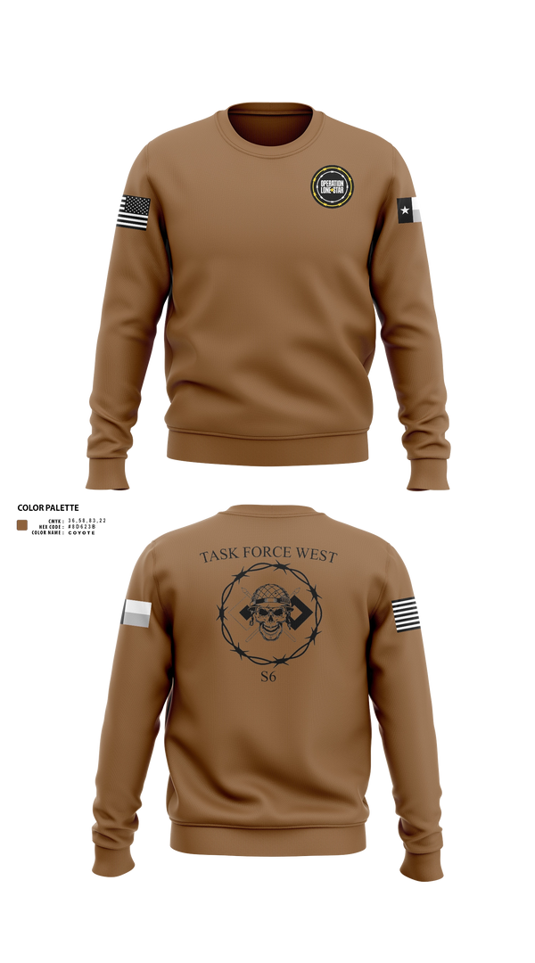 Crew Neck Sweatshirt, , National Guard, Teamtime, Team time, sublimation, custom sports apparel, team uniforms, spirit wear, spiritwear, sports uniforms, custom shirts, team store, custom team store, fundraiser sports, apparel fundraiser