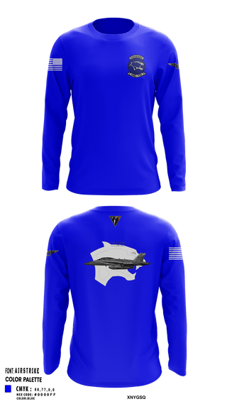 Long Sleeve Performance Shirt, VAQ-139 Cougars, Navy, Teamtime, Team time, sublimation, custom sports apparel, team uniforms, spirit wear, spiritwear, sports uniforms, custom shirts, team store, custom team store, fundraiser sports, apparel fundraiser