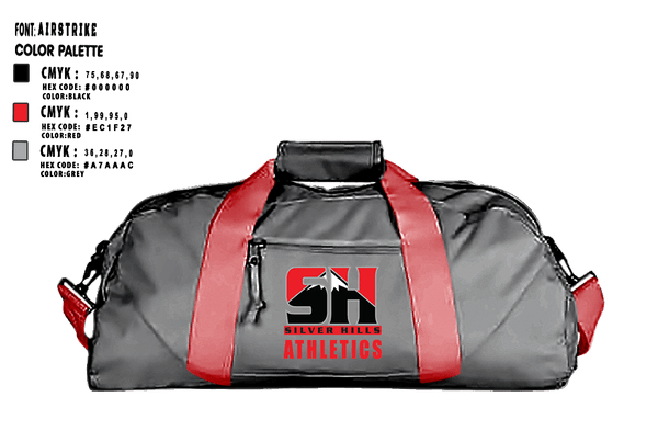 Duffle Bag, Silver Hills MS, , Teamtime, Team time, sublimation, custom sports apparel, team uniforms, spirit wear, spiritwear, sports uniforms, custom shirts, team store, custom team store, fundraiser sports, apparel fundraiser