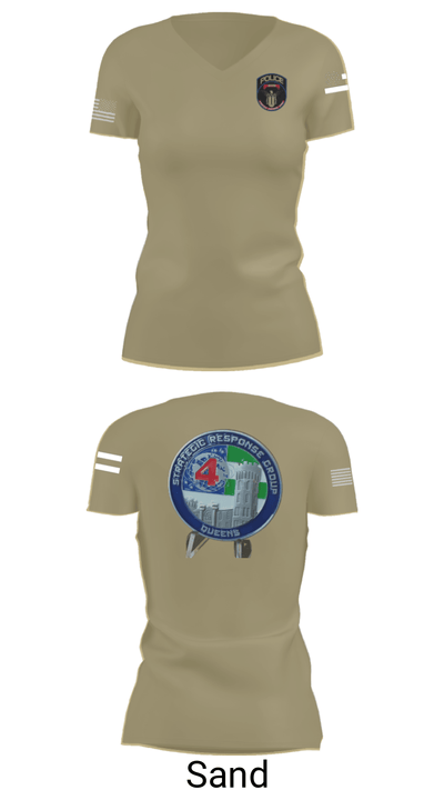 SRG 4 35251061 Women's Short Sleeve V-neck Shirt - 84