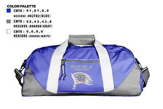 Duffle Bag, Wheatland youth football and cheer, Football, Teamtime, Team time, sublimation, custom sports apparel, team uniforms, spirit wear, spiritwear, sports uniforms, custom shirts, team store, custom team store, fundraiser sports, apparel fundraiser