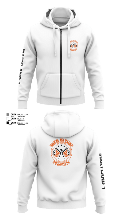 Bikers For Cause Foundation 91283593 Zip Hoodie - 4
