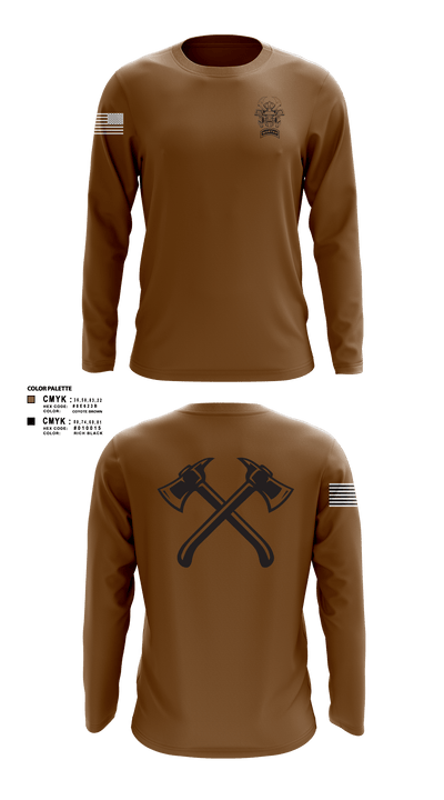 Mortars 32639888 Long Sleeve Performance Shirt - 1