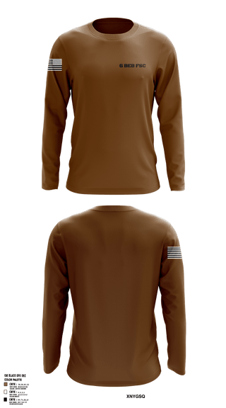 Long Sleeve Performance Shirt, 6 BEB FSC, Army, Teamtime, Team time, sublimation, custom sports apparel, team uniforms, spirit wear, spiritwear, sports uniforms, custom shirts, team store, custom team store, fundraiser sports, apparel fundraiser