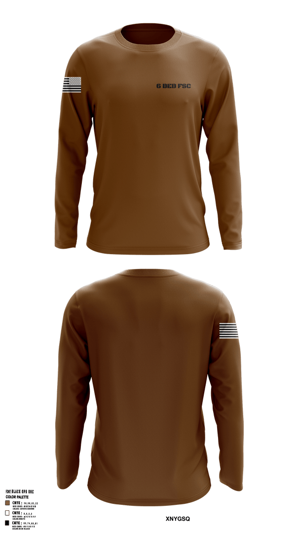 Long Sleeve Performance Shirt, 6 BEB FSC, Army, Teamtime, Team time, sublimation, custom sports apparel, team uniforms, spirit wear, spiritwear, sports uniforms, custom shirts, team store, custom team store, fundraiser sports, apparel fundraiser