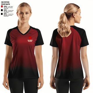 Women's Short Sleeve Vneck Shirt, Belle Chasse High School Volleyball, Women's Volleyball, Teamtime, Team time, sublimation, custom sports apparel, team uniforms, spirit wear, spiritwear, sports uniforms, custom shirts, team store, custom team store, fundraiser sports, apparel fundraiser