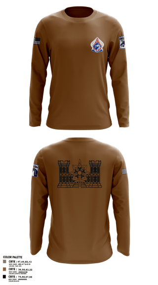 Long Sleeve Performance Shirt, XVIII ABN G2, Army, Teamtime, Team time, sublimation, custom sports apparel, team uniforms, spirit wear, spiritwear, sports uniforms, custom shirts, team store, custom team store, fundraiser sports, apparel fundraiser