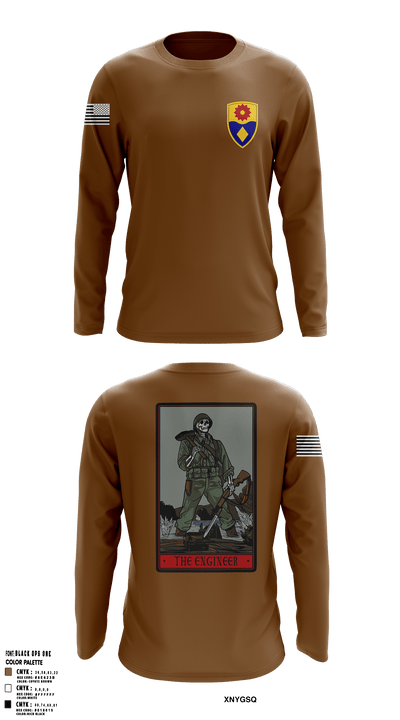 649 ENG CO 47211067 Long Sleeve Performance Shirt - 1