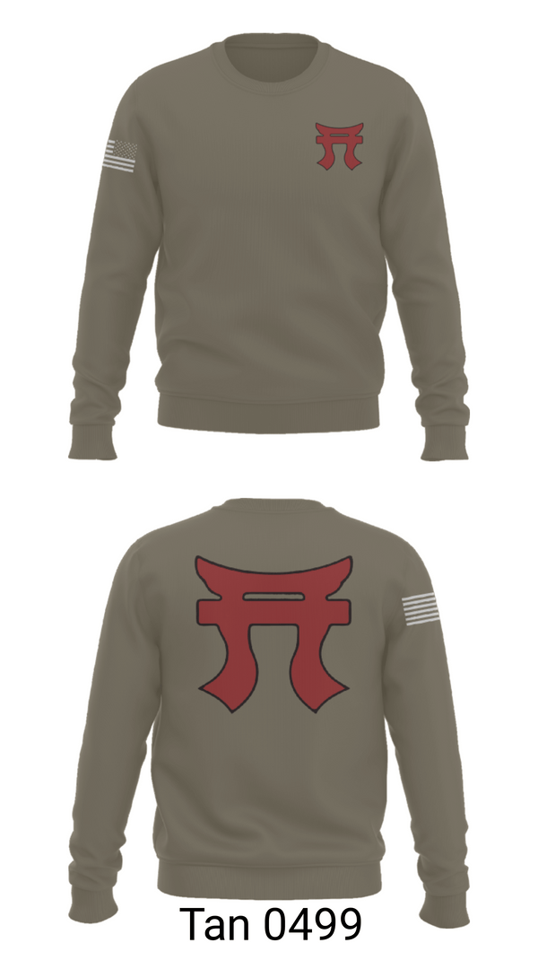 Crew Neck Sweatshirt, 187th Iron Rakkasans, Army, Teamtime, Team time, sublimation, custom sports apparel, team uniforms, spirit wear, spiritwear, sports uniforms, custom shirts, team store, custom team store, fundraiser sports, apparel fundraiser