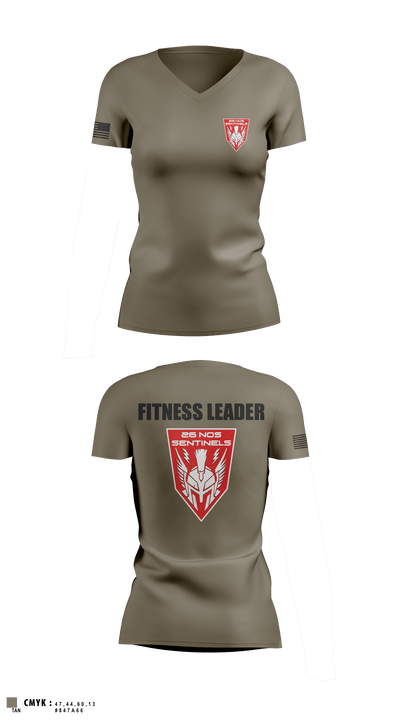 Sentinels 92817146 Women's Short Sleeve V-neck Shirt - 2
