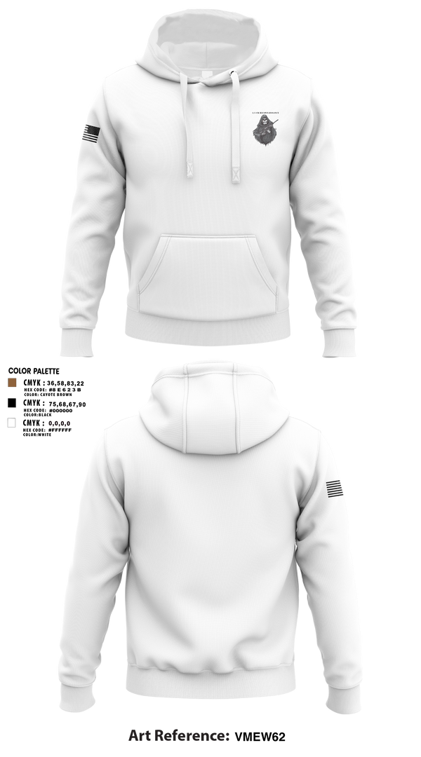 Hoodie, 1/3 CR Reconnaissance, , Teamtime, Team time, sublimation, custom sports apparel, team uniforms, spirit wear, spiritwear, sports uniforms, custom shirts, team store, custom team store, fundraiser sports, apparel fundraiser