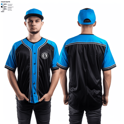 Full Button Baseball Jersey, BANDITOS, Baseball, Teamtime, Team time, sublimation, custom sports apparel, team uniforms, spirit wear, spiritwear, sports uniforms, custom shirts, team store, custom team store, fundraiser sports, apparel fundraiser