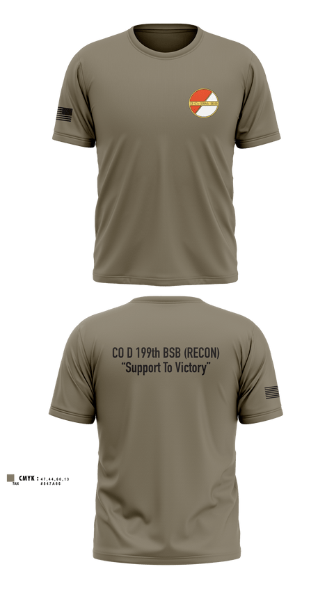 Old School Cotton Feel Shirt, Co D 199TH BSB RECON, National Guard, Teamtime, Team time, sublimation, custom sports apparel, team uniforms, spirit wear, spiritwear, sports uniforms, custom shirts, team store, custom team store, fundraiser sports, apparel fundraiser