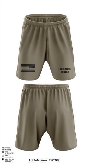 Athletic Shorts With Pockets, Fort Bliss DENTAC, Army, Teamtime, Team time, sublimation, custom sports apparel, team uniforms, spirit wear, spiritwear, sports uniforms, custom shirts, team store, custom team store, fundraiser sports, apparel fundraiser