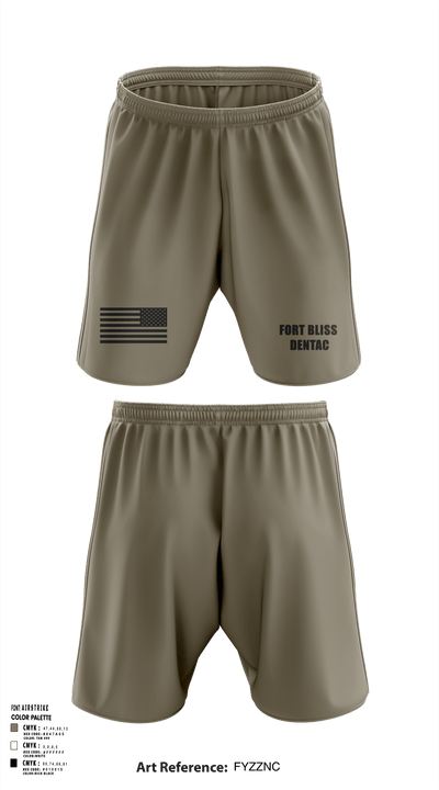 Fort Bliss DENTAC 45605501 Athletic Shorts With Pockets - 2