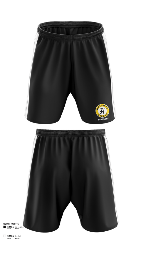 Athletic Shorts With Pockets, Cleveland heights, Football, Teamtime, Team time, sublimation, custom sports apparel, team uniforms, spirit wear, spiritwear, sports uniforms, custom shirts, team store, custom team store, fundraiser sports, apparel fundraiser