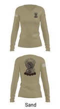 None 69864015 Women's Long Sleeve V-neck Shirt - 92