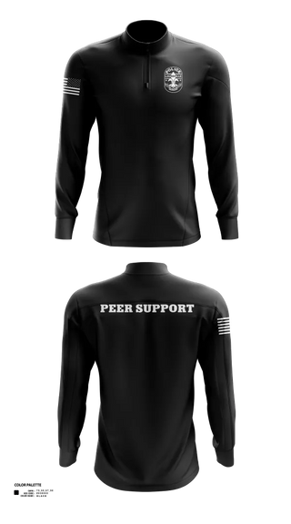 Quarter Zip Jacket, LMPD HSO TACMED, Police, Teamtime, Team time, sublimation, custom sports apparel, team uniforms, spirit wear, spiritwear, sports uniforms, custom shirts, team store, custom team store, fundraiser sports, apparel fundraiser