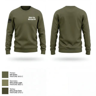 Crew Neck Sweatshirt, State Fire Marshal K9, Police, Teamtime, Team time, sublimation, custom sports apparel, team uniforms, spirit wear, spiritwear, sports uniforms, custom shirts, team store, custom team store, fundraiser sports, apparel fundraiser
