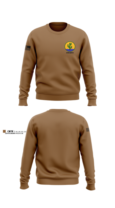 334th QM Co 93991611 Crew Neck Sweatshirt - 1
