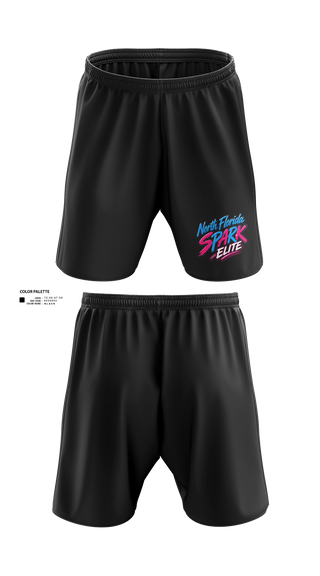 Athletic Shorts With Pockets, North Florida Spark, Softball, Teamtime, Team time, sublimation, custom sports apparel, team uniforms, spirit wear, spiritwear, sports uniforms, custom shirts, team store, custom team store, fundraiser sports, apparel fundraiser
