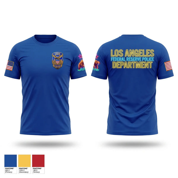 Short Sleeve Performance Shirt, Federal Reserve Police DTLA, Police, Teamtime, Team time, sublimation, custom sports apparel, team uniforms, spirit wear, spiritwear, sports uniforms, custom shirts, team store, custom team store, fundraiser sports, apparel fundraiser