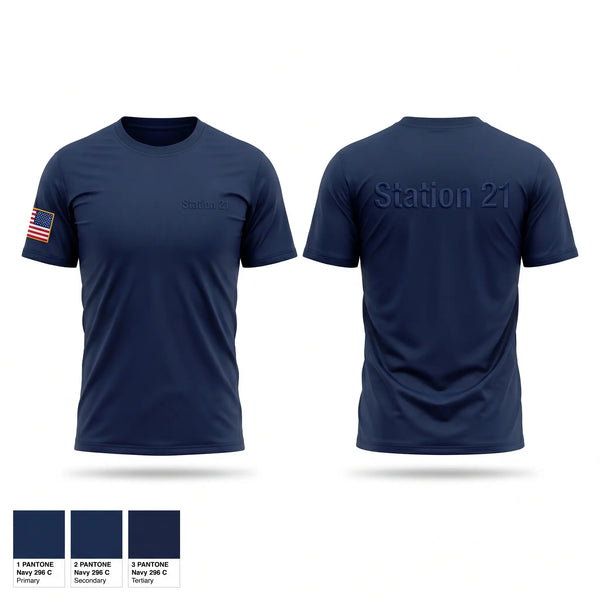Short Sleeve Performance Shirt, Station 21, Fire Department, Teamtime, Team time, sublimation, custom sports apparel, team uniforms, spirit wear, spiritwear, sports uniforms, custom shirts, team store, custom team store, fundraiser sports, apparel fundraiser