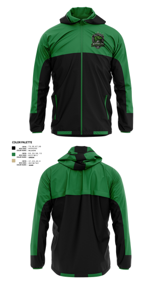 Windbreaker, Aztecas, Women's Soccer, Teamtime, Team time, sublimation, custom sports apparel, team uniforms, spirit wear, spiritwear, sports uniforms, custom shirts, team store, custom team store, fundraiser sports, apparel fundraiser