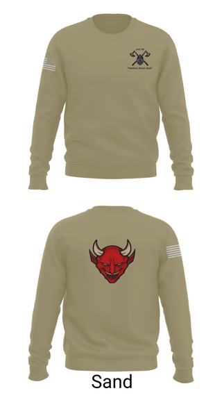 Crew Neck Sweatshirt, D Co 3-47, , Teamtime, Team time, sublimation, custom sports apparel, team uniforms, spirit wear, spiritwear, sports uniforms, custom shirts, team store, custom team store, fundraiser sports, apparel fundraiser