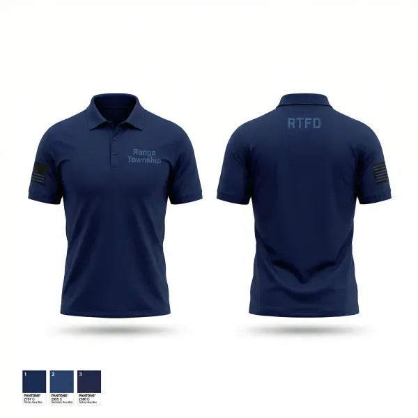 Short Sleeve Performance Polo, Range Township, Fire Department, Teamtime, Team time, sublimation, custom sports apparel, team uniforms, spirit wear, spiritwear, sports uniforms, custom shirts, team store, custom team store, fundraiser sports, apparel fundraiser