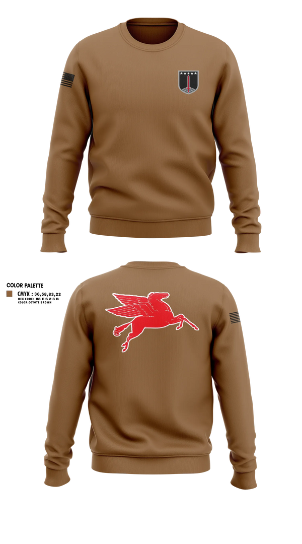 Crew Neck Sweatshirt, Multi-Domain Command Europe, Army, Teamtime, Team time, sublimation, custom sports apparel, team uniforms, spirit wear, spiritwear, sports uniforms, custom shirts, team store, custom team store, fundraiser sports, apparel fundraiser