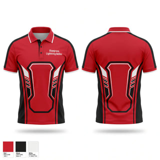 Short Sleeve Performance Polo, Bluegrass Lightning Belles, Softball, Teamtime, Team time, sublimation, custom sports apparel, team uniforms, spirit wear, spiritwear, sports uniforms, custom shirts, team store, custom team store, fundraiser sports, apparel fundraiser