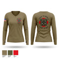 384th Medical Logistics Company Women's Long Sleeve V-neck Shirt - 1