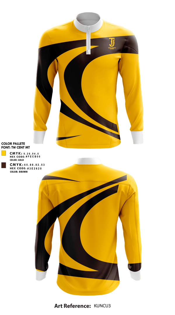 Quarter Zip Jacket, Thomas Jefferson High School Lacrosse, Men's Lacrosse, Teamtime, Team time, sublimation, custom sports apparel, team uniforms, spirit wear, spiritwear, sports uniforms, custom shirts, team store, custom team store, fundraiser sports, apparel fundraiser