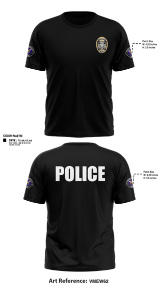 Short Sleeve Performance Shirt, Farmersville Police, Police, Teamtime, Team time, sublimation, custom sports apparel, team uniforms, spirit wear, spiritwear, sports uniforms, custom shirts, team store, custom team store, fundraiser sports, apparel fundraiser