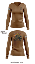 C. Co. HQ PLT Women's Long Sleeve V-neck Shirt - 21